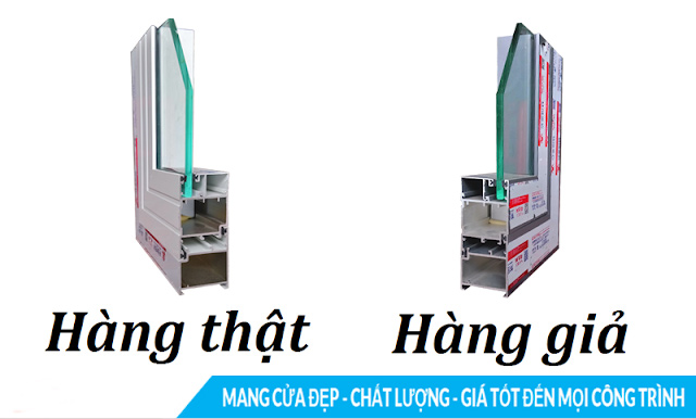 Phân Biệt Hàng Thật Giả Nhôm Xingfa